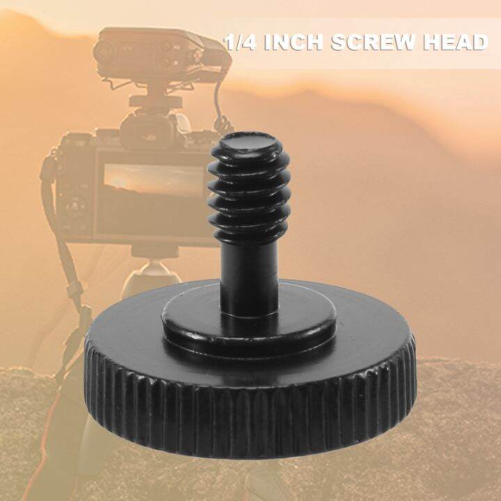 thumb-screw-camera-quick-release-1-4-inch-thumbscrew-l-bracket-screw-mount-adapter-bottom-1-4-inch-20-female-thread-pack-of-2