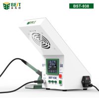 3 in 1 Antistatic Thermostat Soldering Station With Smoking Instrument LED Light Adjust Temperature Soldering Iron Station Tool