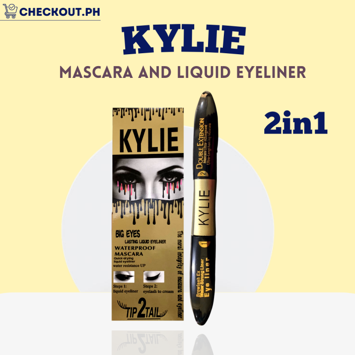 KYLIE 2in1 MASCARA AND LIQUID EYELINER Lazada PH