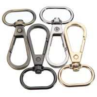 5pcs 48MM Zinc Alloy Buckle Lobster Rotary Trigger Buckle Spring Hook 20mm Strapping Diy Process Accessories Key Chain Parts