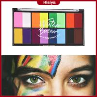 ชุดสีทาใบหน้าร่างกาย Hisiya จานสีสำหรับผู้ใหญ่ฮาโลวีนคริสต์มาส