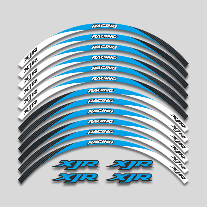 สติกเกอร์รูปลอกติดขอบแถบสะท้อนแสงสำหรับรถจักรยานยนต์ยามาฮ่า-xjr-400-1200-1300-xjr400-xjr1300-xjr1200