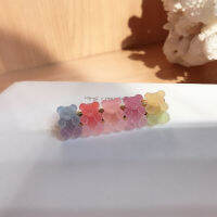 Clips Bear Women Hairpin Colored Band Girls Pins Sweets Hair Bears