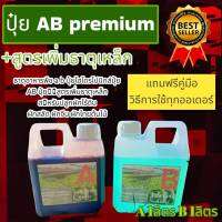 ปุ๋ยไฮโดรโปนิกส์ ปุ๋ยAB ปุ๋ยน้ำ ปุ๋ยผักสลัด สำหรับปลูกผัก Hydroponics ขนาด1ลิตร New สูตรเข้มข้น