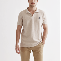 Khaki Bros - Polo T-Shirt - เสื้อโปโลแขนสั้น - KM22K036 - Lt.khaki