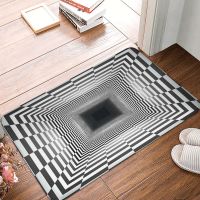 3D Vortex Illusion Doormat Welcome Polyeste Bedroom Entrance Floor Carpet Home Rug Door Mat Decoration Foot Pad