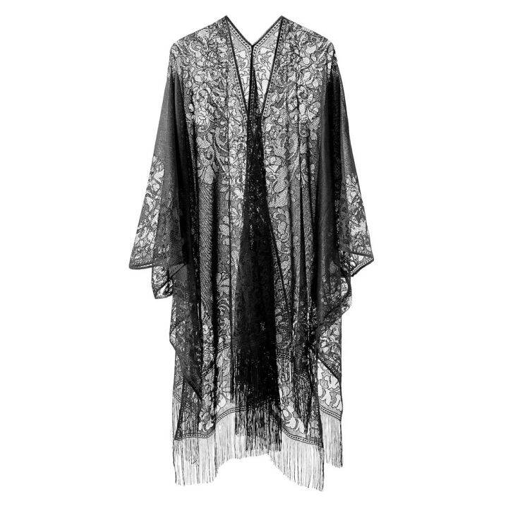 hot-sell-trendy-women-sun-protection-shawl-ladies-lace-tassel-bikini-blouse-summer-beach-smock-kimono-cardigan