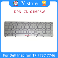 Y Store ใหม่สำหรับ Inspiron 17 7737 7746แป้นพิมพ์ภาษาอังกฤษพร้อม Backlight US 01MP6W 1MP6W CN-01MP6W P4G0N 0P4G0N