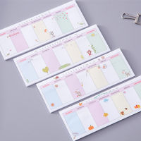 20packs Week sorting Schedule plan memo notes Student lovely stationery Long sticky note wholesale