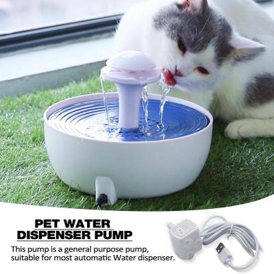 แมวน้ำน้ำพุปั๊มใสปั๊มน้ำสมาร์ทสำหรับตู้น้ำสัตว์เลี้ยงสัตว์เลี้ยงน้ำพุอุปกรณ์เสริมสำหรับงานฝีมือ DIY Soilless