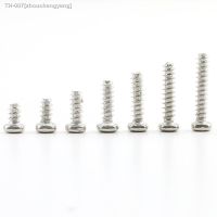 ◄♟₪ NINDEJIN Cross Recessed Round Head Tapping Screws Flat Tail Carbon Steel M1.2 M1.7 M2 M2.6 M3 M4 M5 Phillips Self-tapping Screw