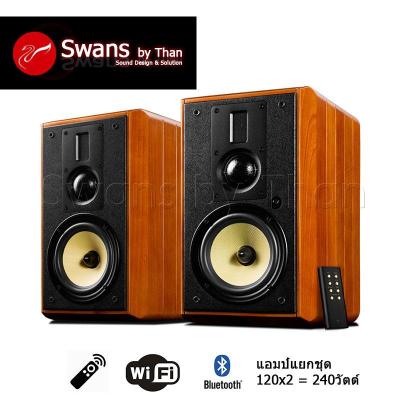 ลำโพง สวอน Swans M3A 3ทาง ตัวท๊อป 6.5นิ้ว Active Bookshelf Speaker (Top of the line) รับประกันศูนย์ไทย 1ปี