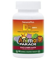 [ Kids วิตามินดี 3 ] Natures Plus, Vitamin D3 (500 IU) x 90 เม็ดอม/เคี้ยว (Chewable Tablets) [ แพคเกจใหม่ ]