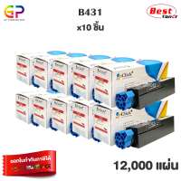 Click+ / Oki / B411 / B431 / ตลับหมึกเลเซอร์เทียบเท่า / B431d / MB461 / MB471 / MB491 / สีดำ / 12,000 แผ่น / 10 กล่อง