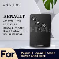 การ์ดศิลปะ2009 2015ลากูนา Iii ฟลูออเรนซ์433Mhz Fsk 285975779r ไร้กุญแจ Pcf7952แฮนด์ฟรีสำหรับ Renault Megane Iii