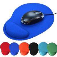 【lz】▥ﺴ☬  Monocromático Gaming Mouse Pad com Pulseira EVA Gaming Mousepad Tapete de Ratos Confortável Acessórios Gamer para Teclado Laptop