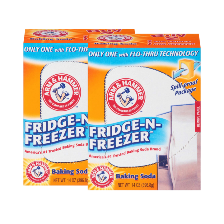 (Bundle of 2) Arm & Hammer Baking Soda FridgenFreezer Odor Absorber