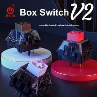 （Miss qis keycap）KBDiy Kailh BoxSwitch BOXRed Brown Switches ForDIY Mechanical5Pin RGB CompatibleMX Switchs