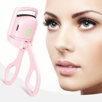 ♘▤ Pink Electric Eyelash Curler Charging Model Fast Heating Portable Shaping and Lasting Curling Eyelash Clip