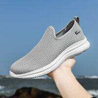 2023 Men Lightweight Walking Loafers Summer Breathable Mesh Comfortable Casual Slip On Flats Couple Sneakers Zapatillas Hombre