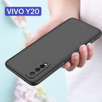 เคส VIVO Y12A Y20 Y12S Case Vivo Y12A เคสโทรศัพท์ วีโว่ เคสซิลิโคน TPU CASE เคสสีดํา ส่งจากไทย