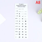 Mazalan miếng dán bàn phím bảng chữ cái Bàn phím ngôn ngữ bố trí dán cho