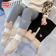 IQANGEL Quần Legging Bé Gái Quần Ôm Thời Trang Dễ Thương Hàn Quốc Mới Cho