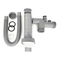 Wash Basin Pipe Plumbing Kitchen Sewer Pipe Flexible Bathroom Sink Drains Downcomer Hose Waste Pipe Overflow Pipe Home