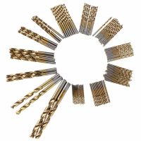 ALLSOME 99PC Twist Drill Bit Set Saw Set HSS High Steel Titanium Coated Drill Woodworkin Tool 1.5-10mm For Cordless Screwdriver Drills  Drivers