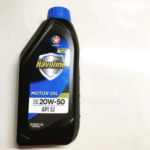 HOT (COD) luib102126 Caltex Havoline Motor Oil SAE 20W50 API SJ (1 Liter) Lazada PH