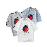 IENENS Kids Boys Children Fashion Sports Tee Clothing Letters Print T-shirt Infant Boy Casual Clothes Simple Style Tops Shirt Summer T-shirts5 6 7 8 9 10 11 12 13 Years