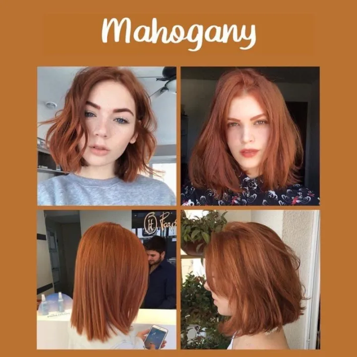 OkSunbright Mahogany Pimp my Hair ph Hair Color Hair Dye NON BLEACH |  Lazada PH