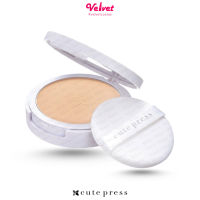 Cute Press พอร์ เบลอริ่ง พาวเดอร์ แพค Pore Blurring Perfect Pact 12 กรัม (velvetcosme)