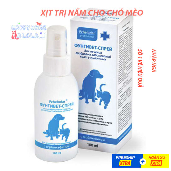 Xịt nấm cho chó mèo cực hiệu quả hàng nga - ảnh sản phẩm 1