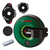 Bosch Atino เครื่องทำระดับเลเซอร์ลายเส้นปรับระดับด้วยเลเซอร์ขอบข่ายการทำงาน1.5เมตรปรับระดับได้ทั้งแนวนอนและแนวตั้งเทปวัดบ้าน