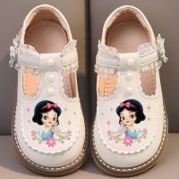 Girls Lolita princess shoes leather shoes soft sole shoes 2022 autumn new childrens summer peas shoes girls childrens shoes