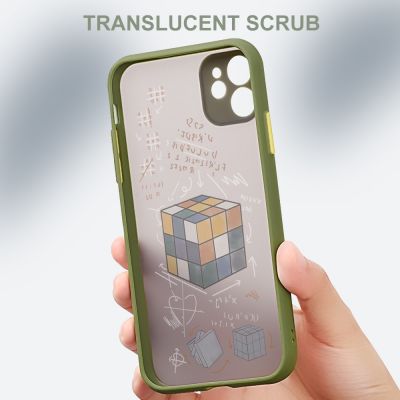 Casing Samsung A50 A71 A51 J2 Prime A31 A72 A02S J7 NOTE 10 Lite A30S A01 A22 Case TPU Cartoon Restore Rubiks Cube Mobile Accessories Soft Casing Plus Cell Phone Case Cover silicone Shockproof