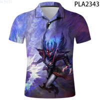 【high quality】  3d Printed Cartoon Dota 2 Hombre Camisas De Polo Harajuku Men Casual Fashion Short Sleeve Comics Streetwear Shirts Cool Ropa