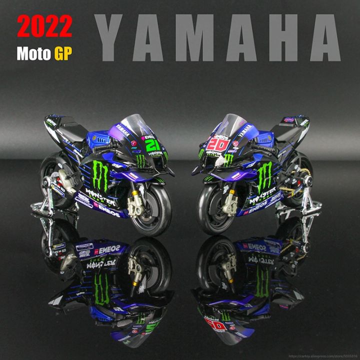 Maisto 1:18 NEW 2022 Yamaha Factory Racing Team #21 #20 Die Moto GP Racing  casting alloy motorcycle Model collection gift toy