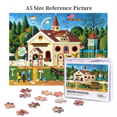 Charles Wysocki - The Bird House Wooden Jigsaw Puzzle 500 Pieces Educational Toy Painting Art Decor Decompression toys 500pcs