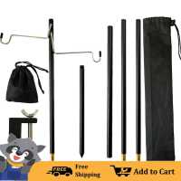 [Arrive 1-3 Days]Lamp Holder Camping Outdoor Portable Tent Table Hanger Hook Light Fix Stand [7 Days Refund Guarantee]