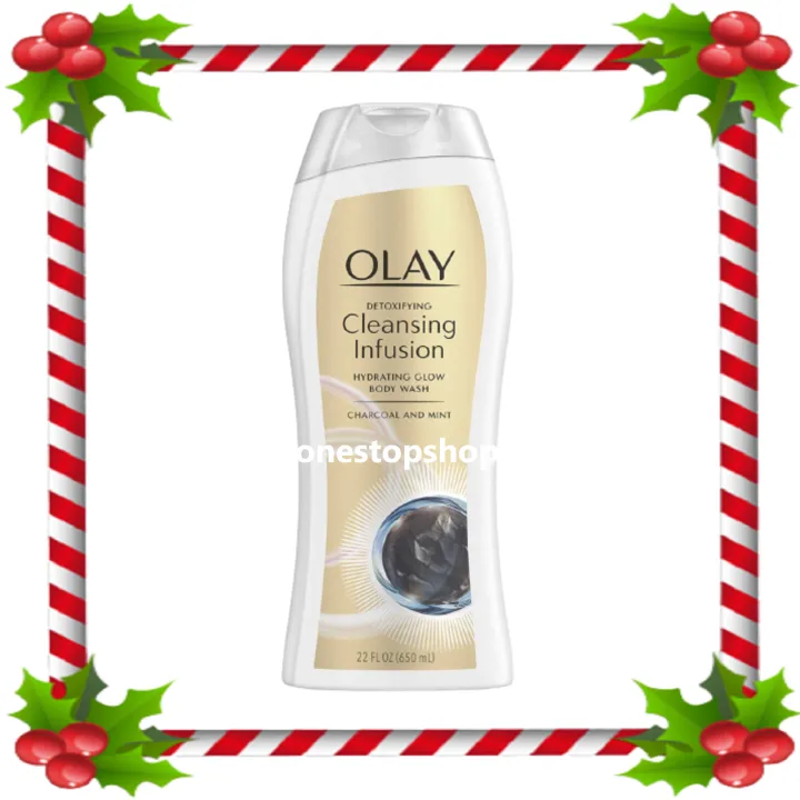 Olay Cleansing Infusion Body Wash Charcoal + Mint, 22 oz. 650mL Lazada PH