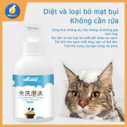 Maddie 400ml .Bọt tắm khô dành cho chó mèo Công thức dịu nhẹ