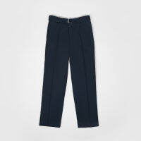 Archive | Belted Chino Trousers (Navy) กางเกงทรงเอวสูงมีเข็มขัดในตัวผ้าคอตตอนทวิลญี่ปุ่น