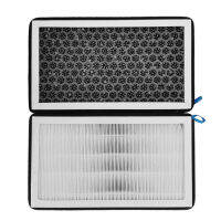 2pcs Purifier Accessories Air-Conditioning Direct Fit Air Filter Parts Cabin HEPA Practical DIY Compatible For Tesla Model 3