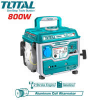 TOTAL เครื่องปั่นไฟ เบนซิน เครื่องยนต์ 2 แรงม้า แบบ 2 จังหวะ รุ่น TP18001 ( Portable Gasoline Generator )