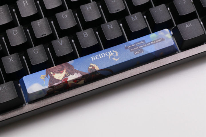 novelty-allover-dye-subbed-keycap-spacebar-pbt-for-custom-mechanical-keyboard-genshin-impact-elements-main-character-role