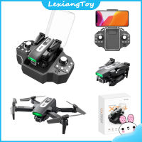 Lexiang Toy 1ชิ้น Abs LSRC LS-XT4 Mini WiFi FPV พร้อมโหมดรักษาระดับความสูงของกล้อง HD คู่4K/1080P บังคับวิทยุพับเก็บได้โดรน Quadcopter RTF