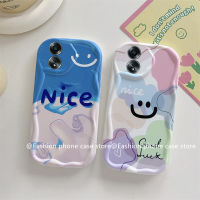 Phone Case เคส OPPOA58 4G OPPO A58 A78 NFC A98 OPPO Reno8 T 5G 4G A17k A17 สีสันสดใส Macaron Graffiti ยิ้มเคสป้องกันเลนส์ซิลิโคนนิ่มปกหลัง2023