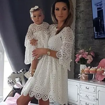 Mother and daughter dress 2024 lazada